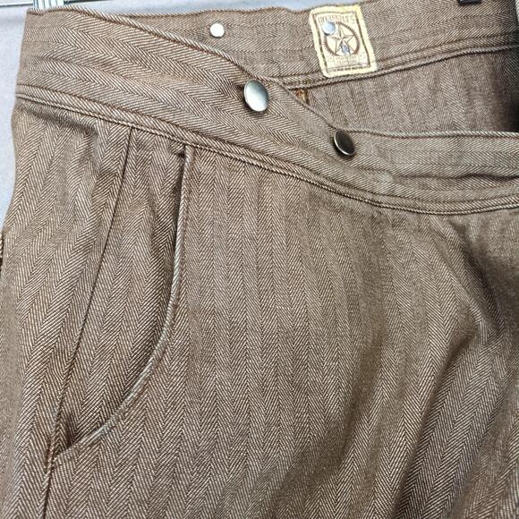 Vtg Horsefly's Old West Clothing TX Mens 42x30 Brown Tweed Bootcut Trouser Pants - Picture 9 of 10